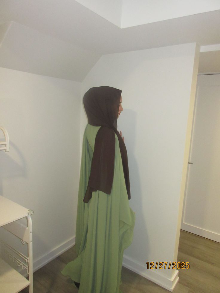 Pistachio Green Cape Tunic Set